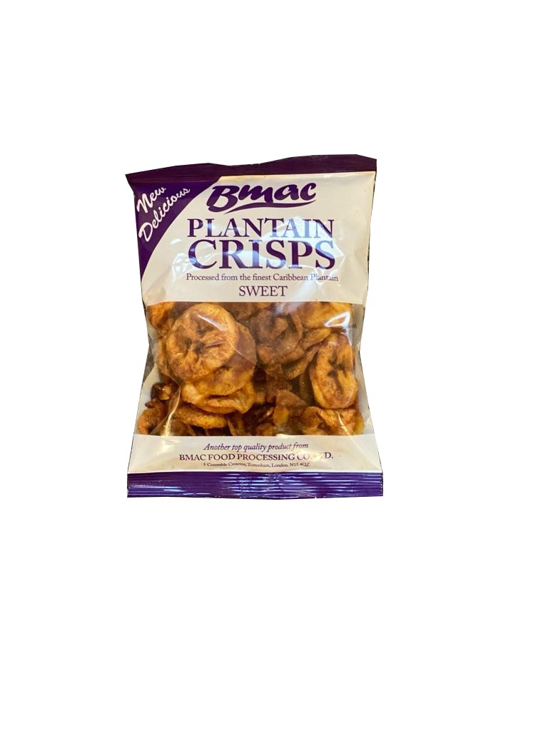 Bmac Plantain Crisps Sweet Flavour
