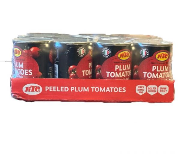 Remove term: KTC Peeled Plum Tomatoes Box KTC Peeled Plum Tomatoes Box