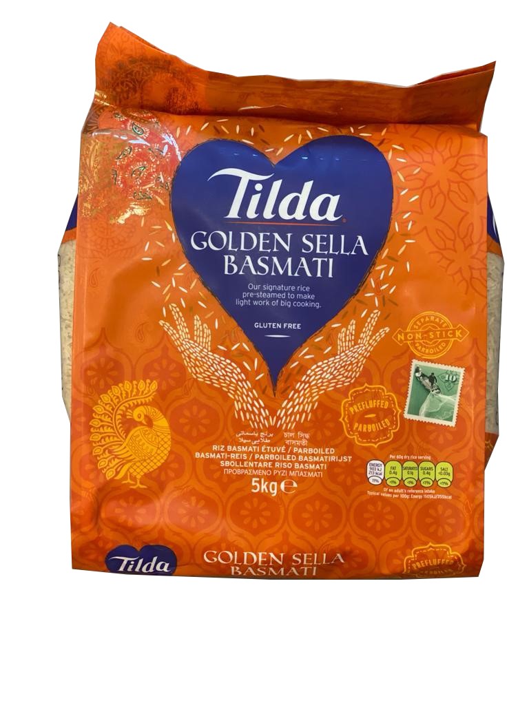 Tilda Golden Sella Basmati Rice 5kg
