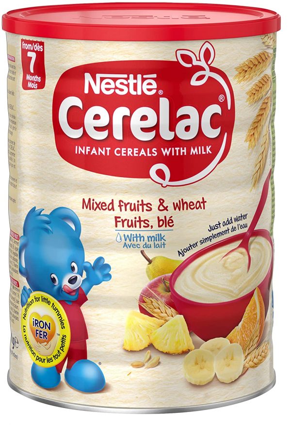 Nestlé Cerelac Mixed Fruits & Wheat with Milk Infant Cereal, 7 months plus, 400g