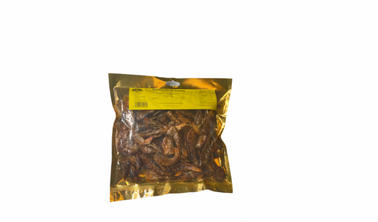 Smoked whole prawns