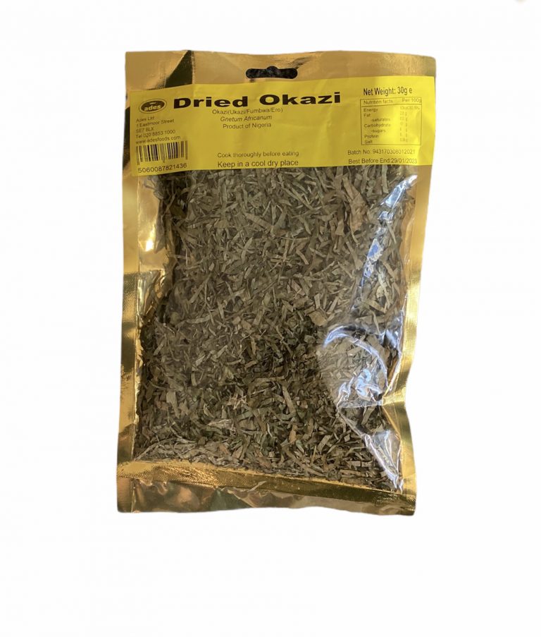 Dried Okazi leaves